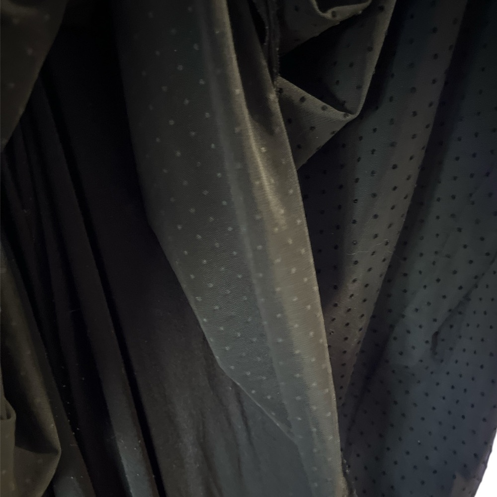 KISCHE black sheer lined polka dot tank top / size 2X - Picture 4 of 7